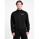 Rubus Full Zip Sweatshirt Jet Black A996  GUESS