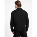 Rubus Full Zip Sweatshirt Jet Black A996  GUESS