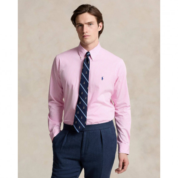 50/1 Bistrch Poplin-cubdppcs Pink/white  RALPH LAUREN
