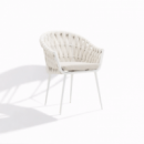 Silla de Jardín Micos Color Blanco/blanco Pro-gardendesign®  PRO-GARDENDESIGN