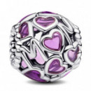 Charm de Mamá con Corazones Calados 793772C01  PANDORA