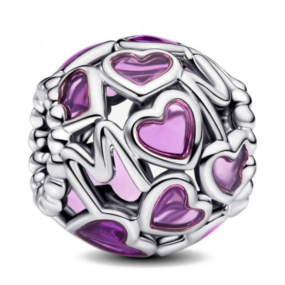 Charm de Mamá con Corazones Calados 793772C01  PANDORA
