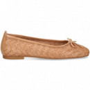 Bailarina Piel Trenzada Cuero  UNISA