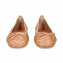 Bailarina Piel Trenzada Cuero  UNISA
