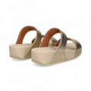 Pala 2 Tiras Piel Platino  FITFLOP