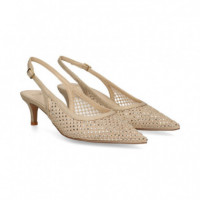 sin Talon Malla+strass Oro  EXE