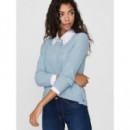 Pullover de Punto Abierto Geena Xo Manga Larga de ONLY