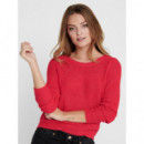 Pullover de Punto Abierto Geena Xo Manga Larga de ONLY