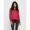 Pullover de Punto Abierto Geena Xo Manga Larga de ONLY