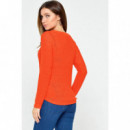 Pullover de Punto Abierto Geena Xo Manga Larga de ONLY