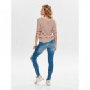 Pullover de Punto Abierto Geena Xo Manga Larga de ONLY