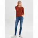 Pullover de Punto Abierto Geena Xo Manga Larga de ONLY