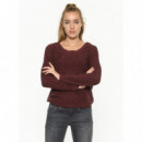 Pullover de Punto Abierto Geena Xo Manga Larga de ONLY