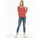 Pullover de Punto Abierto Geena Xo Manga Larga de ONLY