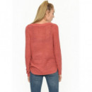 Pullover de Punto Abierto Geena Xo Manga Larga de ONLY