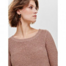 Pullover de Punto Abierto Geena Xo Manga Larga de ONLY