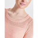 Pullover de Punto Abierto Geena Xo Manga Larga de ONLY