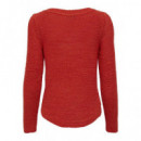 Pullover de Punto Abierto Geena Xo Manga Larga de ONLY