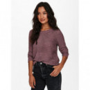 Pullover de Punto Abierto Geena Xo Manga Larga de ONLY