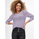 Pullover de Punto Abierto Geena Xo Manga Larga de ONLY