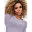 Pullover de Punto Abierto Geena Xo Manga Larga de ONLY