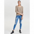 Pullover de Punto Abierto Geena Xo Manga Larga de ONLY