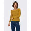 Pullover de Punto Abierto Geena Xo Manga Larga de ONLY