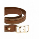 Zamira Not Reversible H35 Latte Logo  GUESS