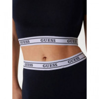 New Aline Capri Leggings Eco S Jet Black  GUESS