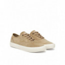 Th Hi Vulc Low Oxford Suede Beige  TOMMY HILFIGER