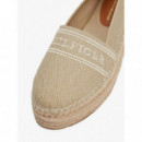 Denim Platform Espadrille Horseradish  TOMMY HILFIGER