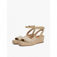 TOMMY HILFIGER Espad Mid Wedge Horseradi