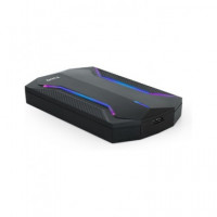 TOOQ Caja Externa Disco Duro 2.5" TQE-2599RGB