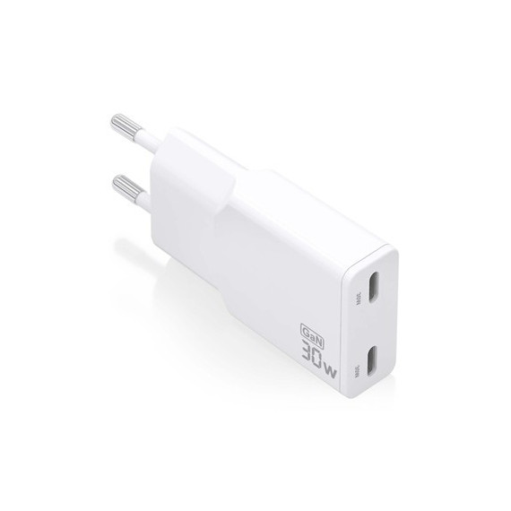 AISENS Adaptador Corriente 30W 2XTIPO C Blanco