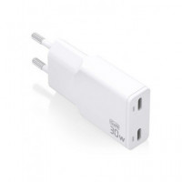 AISENS Adaptador Corriente 30W 2XTIPO C Blanco