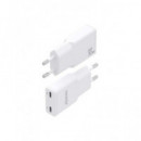 AISENS Adaptador Corriente 30W 2XTIPO C Blanco