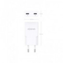 AISENS Adaptador Corriente 30W 2XTIPO C Blanco