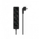 AISENS Regleta 4 Enchufes Schuko Negro A154-0534