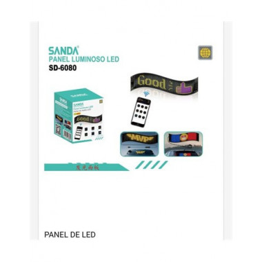 SANDA Panel Luminoso Led SD-6080 con Mando
