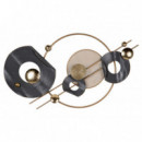 Decoracion Pared Negro Dorado  PÉREZ ÁVILA