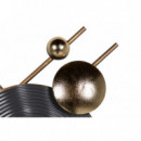 Decoracion Pared Negro Dorado  PÉREZ ÁVILA