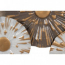 Adorno Pared Blanco Marron  PÉREZ ÁVILA