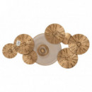 Adorno Pared Blanco Marron  PÉREZ ÁVILA