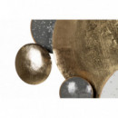 Adorno Pared Dorado Marron  PÉREZ ÁVILA