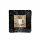 Adorno Pared Dorado Negro  PÉREZ ÁVILA