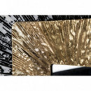 Adorno Pared Dorado Negro  PÉREZ ÁVILA