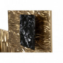 Adorno Pared Dorado Negro  PÉREZ ÁVILA