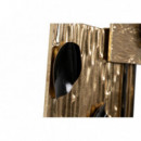 Adorno Pared Dorado Negro  PÉREZ ÁVILA