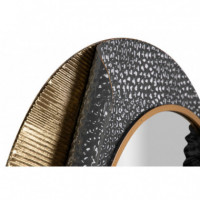 Adorno Pared Espejo Gris  PÉREZ ÁVILA