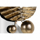 Adorno Pared Espejo Gris  PÉREZ ÁVILA